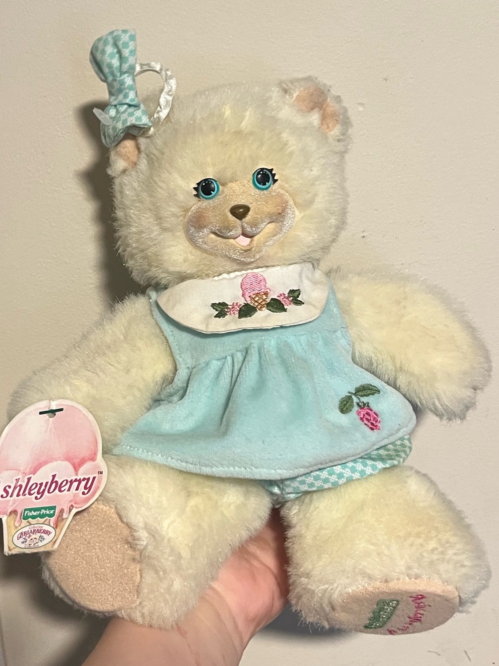Fisher price vintage Ashley Berry bear NWT